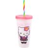 Silver Buffalo Rainbow Brite 4 pack Color Change Plastic Tumbler Set Featuring Rainbow Brite, Patty O’Green, La La Orange, and Shy Violet, 24 Ounces(Hello Kitty and Friends Kogyaru)