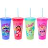 Silver Buffalo Rainbow Brite 4 pack Color Change Plastic Tumbler Set Featuring Rainbow Brite, Patty O’Green, La La Orange, and Shy Violet, 24 Ounces(Lilo  Stitch  Scrump  and Angel)