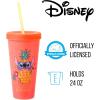 Silver Buffalo Rainbow Brite 4 pack Color Change Plastic Tumbler Set Featuring Rainbow Brite, Patty O’Green, La La Orange, and Shy Violet, 24 Ounces(Lilo and Stitch Tropical Poses)