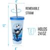 Silver Buffalo Rainbow Brite 4 pack Color Change Plastic Tumbler Set Featuring Rainbow Brite, Patty O’Green, La La Orange, and Shy Violet, 24 Ounces(Nightmare Before Christmas Celestial Oval)