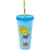 Silver Buffalo Rainbow Brite 4 pack Color Change Plastic Tumbler Set Featuring Rainbow Brite, Patty O’Green, La La Orange, and Shy Violet, 24 Ounces(Rainbow Brite RB Color)