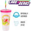 Silver Buffalo Rainbow Brite 4 pack Color Change Plastic Tumbler Set Featuring Rainbow Brite, Patty O’Green, La La Orange, and Shy Violet, 24 Ounces(Strawberry Shortcake Pairs)