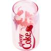 Silver Buffalo Rainbow Brite Balloon Glass Tumbler with Bamboo Lid and Glass Straw, 16 Ounces(Cherry Coke Glitter Iridescent)
