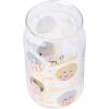 Silver Buffalo Rainbow Brite Balloon Glass Tumbler with Bamboo Lid and Glass Straw, 16 Ounces(Golden Girls Iridescent)