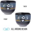 Silver Buffalo Rainbow Brite Ceramic Ramen Noodle Rice Bowl with Chopsticks, Microwave Safe, 20 Ounces(Nightmare Before Christmas Barbed Fence)