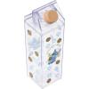 Silver Buffalo Rainbow Brite Featuring Twink, Puppy Brite, and Starlite Plastic Milk Carton Pitcher Bottle, 16.2 Ounces(Lilo and Stitch Coconut Milk)