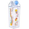 Silver Buffalo Rainbow Brite Featuring Twink, Puppy Brite, and Starlite Plastic Milk Carton Pitcher Bottle, 16.2 Ounces(Rainbow Brite)
