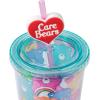 Silver Buffalo Rainbow Brite Plastic Cold Cup with Lid and Straw Topper, 24 Ounces(Care Bears Multi Bear All Over)