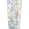 Silver Buffalo Rainbow Brite Plastic Cold Cup with Lid and Straw Topper, 24 Ounces(Care Bears Rainbow Watercolor)