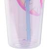 Silver Buffalo Rainbow Brite Plastic Cold Cup with Lid and Straw Topper, 24 Ounces(My Little Pony Starshine)