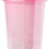 Silver Buffalo Rainbow Brite Plastic Cold Cup with Lid and Straw Topper, 24 Ounces(Strawberry Shortcake Pink Polka Dot)