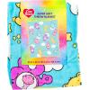 Silver Buffalo Rainbow Brite Plush Raschel Throw Blanket Featuring Rainbow Land, 45″ x 60″(Care Bears Clouds and Stars)