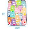 Silver Buffalo Rainbow Brite Plush Raschel Throw Blanket Featuring Rainbow Land, 45″ x 60″(Care Bears X)