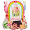 Silver Buffalo Rainbow Brite Plush Raschel Throw Blanket Featuring Rainbow Land, 45″ x 60″(Care Bears X Strawberry Shortcake)