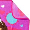 Silver Buffalo Rainbow Brite Plush Raschel Throw Blanket Featuring Rainbow Land, 45″ x 60″(Gabby’s Dollhouse)