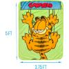 Silver Buffalo Rainbow Brite Plush Raschel Throw Blanket Featuring Rainbow Land, 45″ x 60″(Garfield Hanging on)