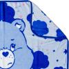 Silver Buffalo Rainbow Brite Plush Raschel Throw Blanket Featuring Rainbow Land, 45″ x 60″(Grumpy Care Bear)