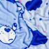 Silver Buffalo Rainbow Brite Plush Raschel Throw Blanket Featuring Rainbow Land, 45″ x 60″(Grumpy Care Bear)