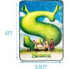 Silver Buffalo Rainbow Brite Plush Raschel Throw Blanket Featuring Rainbow Land, 45″ x 60″(Shrek Movie Poster)