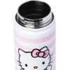Silver Buffalo Rainbow Brite Stainless Steel Water Bottle with Swivel Handle, 20 Ounces(Hello Kitty)