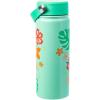 Silver Buffalo Rainbow Brite Stainless Steel Water Bottle with Swivel Handle, 20 Ounces(Lilo and Stitch)
