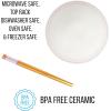 Silver Buffalo Rainbow Brite and Twink Ceramic Ramen Bowl with Chopsticks and Spoon, 20 Ounces(Care Bears Grumpy Bear Eating (Big))
