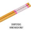 Silver Buffalo Rainbow Brite and Twink Ceramic Ramen Bowl with Chopsticks and Spoon, 20 Ounces(Care Bears Grumpy Bear Eating (Big))