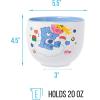 Silver Buffalo Rainbow Brite and Twink Ceramic Ramen Bowl with Chopsticks and Spoon, 20 Ounces(Care Bears Ramen and Sushi)