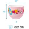 Silver Buffalo Rainbow Brite and Twink Ceramic Ramen Bowl with Chopsticks and Spoon, 20 Ounces(Care Bears Spring Floral Spoon)
