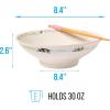 Silver Buffalo Rainbow Brite and Twink Ceramic Ramen Bowl with Chopsticks and Spoon, 20 Ounces(Powerpuff Girls (Big))