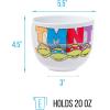Silver Buffalo Rainbow Brite and Twink Ceramic Ramen Bowl with Chopsticks and Spoon, 20 Ounces(Teenage Mutant Ninja Turtles)