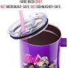 Silver Buffalo Rainbow Brite and Twink Sparkle Stainless Steel Tumbler with Handle and Straw, Fits in Standard Cup Holder, 40 Ounces(Bratz)
