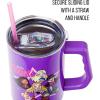 Silver Buffalo Rainbow Brite and Twink Sparkle Stainless Steel Tumbler with Handle and Straw, Fits in Standard Cup Holder, 40 Ounces(Bratz)