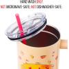 Silver Buffalo Rainbow Brite and Twink Sparkle Stainless Steel Tumbler with Handle and Straw, Fits in Standard Cup Holder, 40 Ounces(Gilmore Girls)