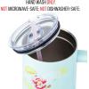 Silver Buffalo Rainbow Brite and Twink Sparkle Stainless Steel Tumbler with Handle and Straw, Fits in Standard Cup Holder, 40 Ounces(Strawberry Shortcake Rainbow Slide)