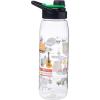 Silver Buffalo Rainbow Brite and Twink Sparkle Water Bottle with Screw-On Lid, 28 Ounces(Friends Iconic Doodles)
