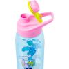 Silver Buffalo Rainbow Brite and Twink Sparkle Water Bottle with Screw-On Lid, 28 Ounces(Hello Kitty and Friends on a Rainbow)
