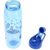 Silver Buffalo Rainbow Brite and Twink Sparkle Water Bottle with Screw-On Lid, 28 Ounces(Lilo and Stitch Nope Not Today)