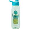 Silver Buffalo Rainbow Brite and Twink Sparkle Water Bottle with Screw-On Lid, 28 Ounces(Lilo and Stitch Peek-A-Boo Pineapple)
