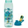 Silver Buffalo Rainbow Brite and Twink Sparkle Water Bottle with Screw-On Lid, 28 Ounces(Lilo and Stitch Tropical Hydration Tracker)