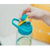 Silver Buffalo Rainbow Brite and Twink Sparkle Water Bottle with Screw-On Lid, 28 Ounces(Lilo and Stitch Tropical Hydration Tracker)