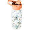 Silver Buffalo Rainbow Brite and Twink Sparkle Water Bottle with Screw-On Lid, 28 Ounces(Lilo and Stitch in Hawaiian Shirt Pattern)