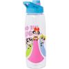 Silver Buffalo Rainbow Brite and Twink Sparkle Water Bottle with Screw-On Lid, 28 Ounces(Powerpuff Girls)