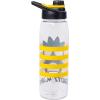Silver Buffalo Rainbow Brite and Twink Sparkle Water Bottle with Screw-On Lid, 28 Ounces(Sanrio Badtz Maru)
