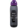 Silver Buffalo Rainbow Brite and Twink Sparkle Water Bottle with Screw-On Lid, 28 Ounces(Wednesday: What Would Wednesday Do)