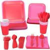 Scarlet Red  Tickle Me Pink