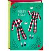 HALLMARK LGBTQ Christmas Card for Partner (Coffee and Pajamas, Merry & Gay)