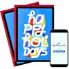 Happy Holidays  2 Venmo Cards for Gifting Money