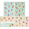 Hallmark Beach Note Card Assortment (48 Blank Cards with Envelopes) for Summer Birthdays, Pool Party Invitations, Bachelorette Party Thank Yous