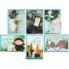 Hallmark Boxed Christmas Card Assortment, ‘Tis the Season (72 Cards and 72 Envelopes) Bottle Brush Trees, Cocoa, Rustic Wreath, Mittens